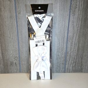 Source Unknown White Suspenders